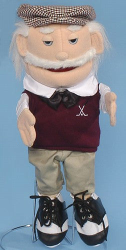 14" Grandpa Golfer Puppet