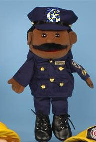 14" Policeman Glove Puppet Black