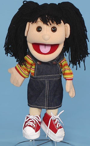 14" Rainbow Girl Glove Puppet