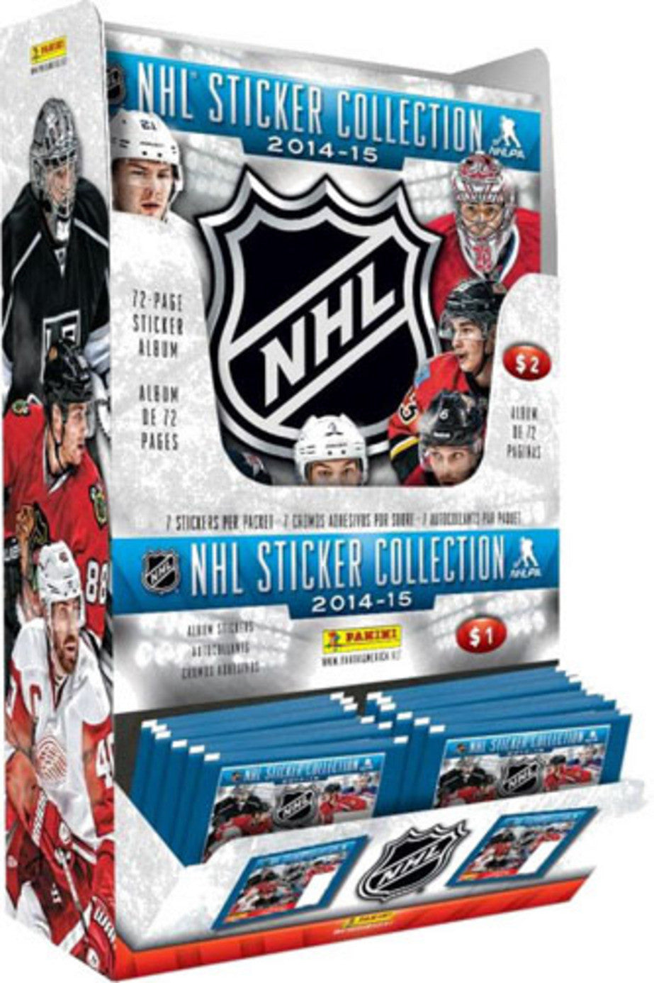2014 Panini NHL Sticker and Album Combo Display