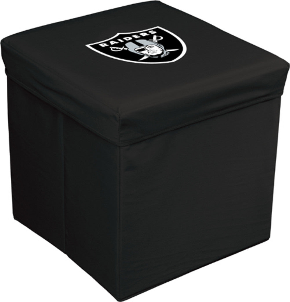 16 Inch Team Logo Storage Cube Oakland Raiders