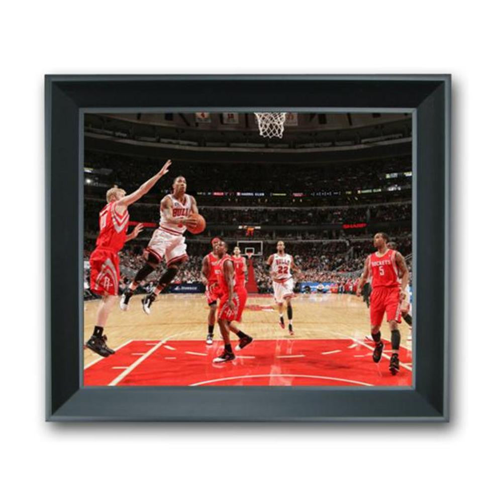 13 X 11 3 D Photo Treehugger Framed Chicago Bulls Derrick Rose