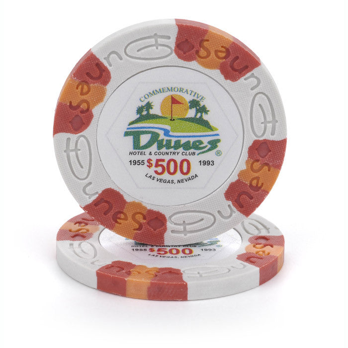 Trademark Poker Tmc-10-0520500 $500 Commemorative Dunes Poker Chip (per Chip)