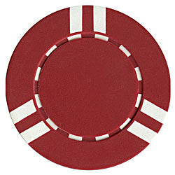 Trademark Poker Tmc-10-1051 Soprano 10g Clay Striped Casino Chip - 9 Color Choices