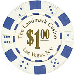 Trademark Poker Tmc-10-1095 Landmark Casino 11.5 Gram Poker Chips W/ Denominations