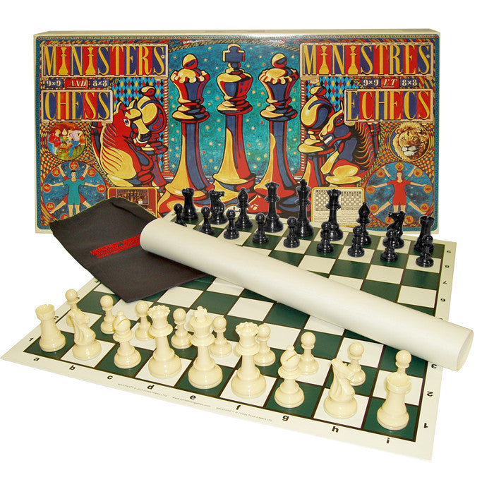 1524129 Ministers Chess Set - Standard Chess With A Twist!!