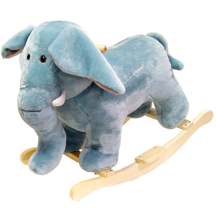 Happy Trails 80-76elephant Happy Trails Elephant Plush Rocking Animal