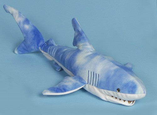 24" Shark Puppet Blue