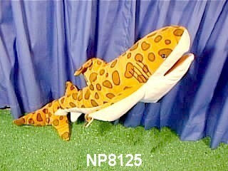 24" Shark Puppet Leopard
