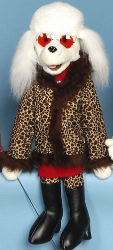 28" Poodle Full Body Puppet High Society