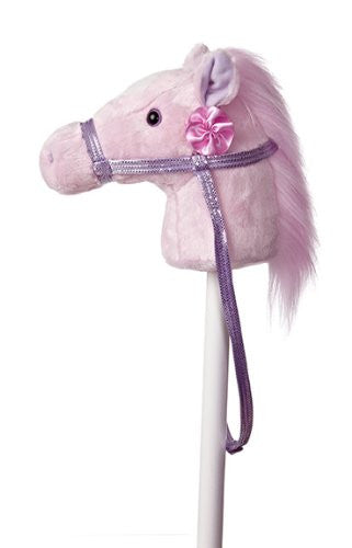 Aurora 02421 World World Giddy-up Fantasy Stick Pony 37" Plush, Pink