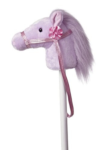 Aurora 02422 World World Giddy-up Fantasy Stick Pony 37" Plush, Lavender