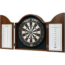 Viper 40-0256 Cambridge Mahogany Dartboard Cabinet