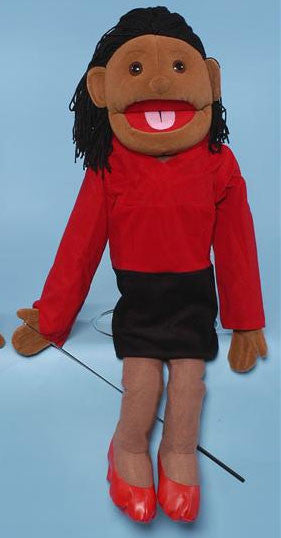 28" Mom Puppet Black