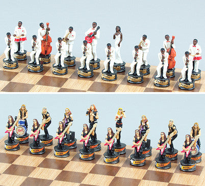 Fame 7649 Rock And Roll Chess Pieces