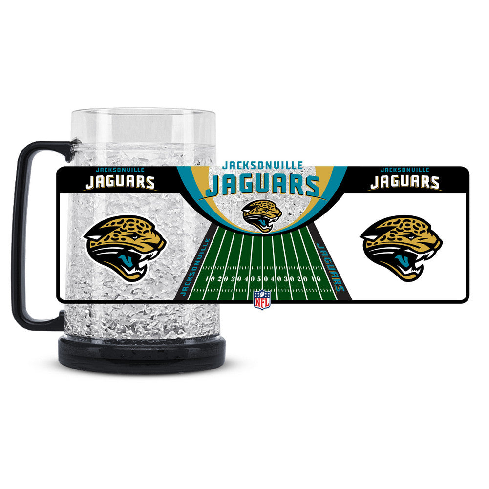 16Oz Crystal Freezer Mug NFL Jacksonville Jaguars