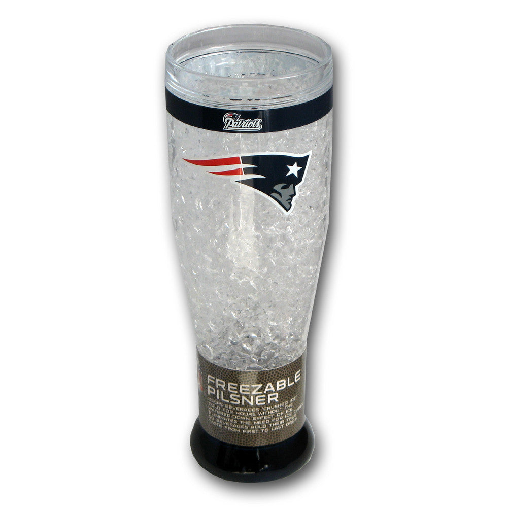 16Oz Crystal Freezer Pilsner NFL New England Patriots