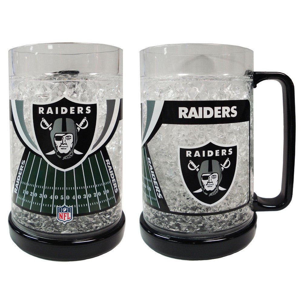 16Oz Crystal Freezer Mug NFL Oakland Raiders