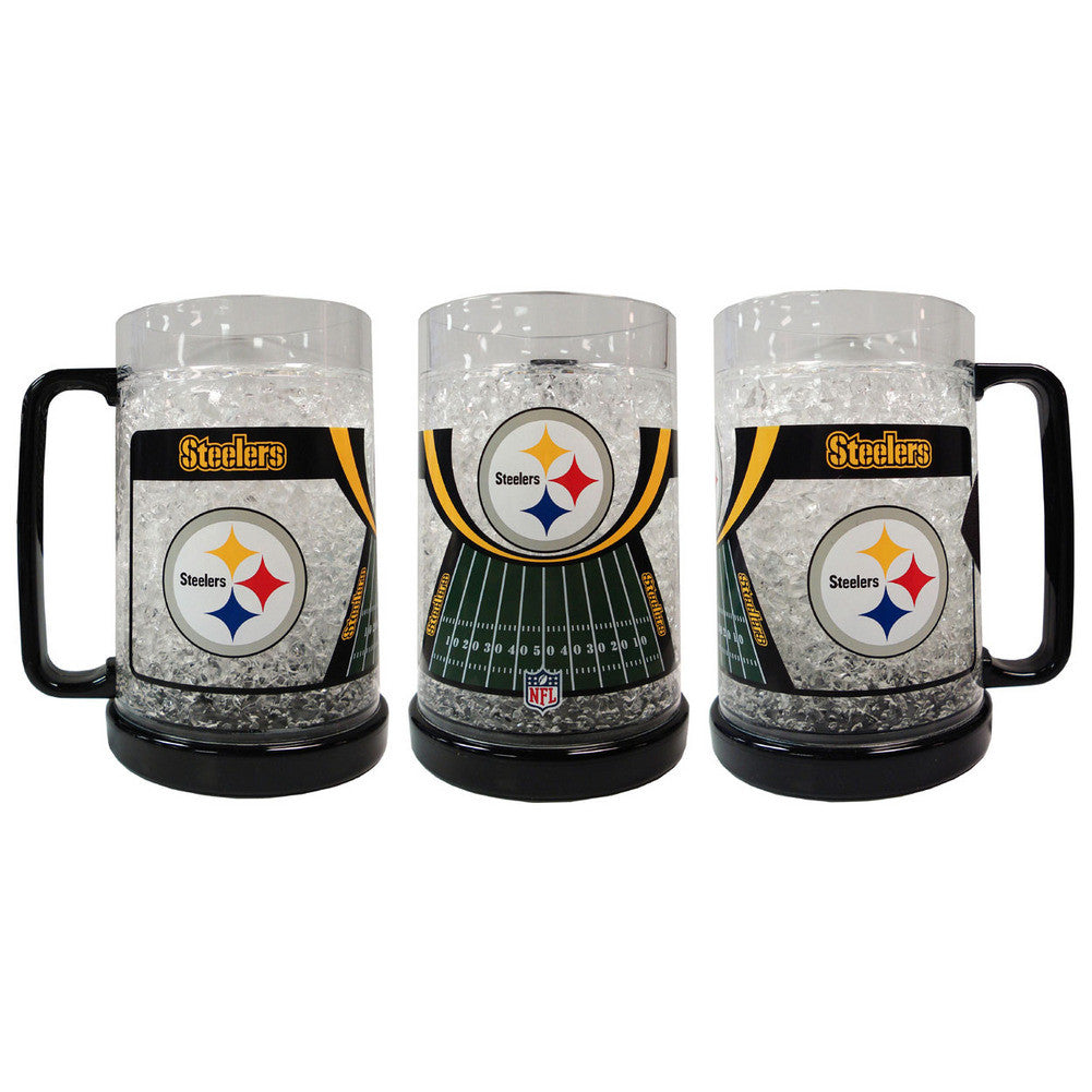 16Oz Crystal Freezer Mug NFL Pittsburgh Steelers