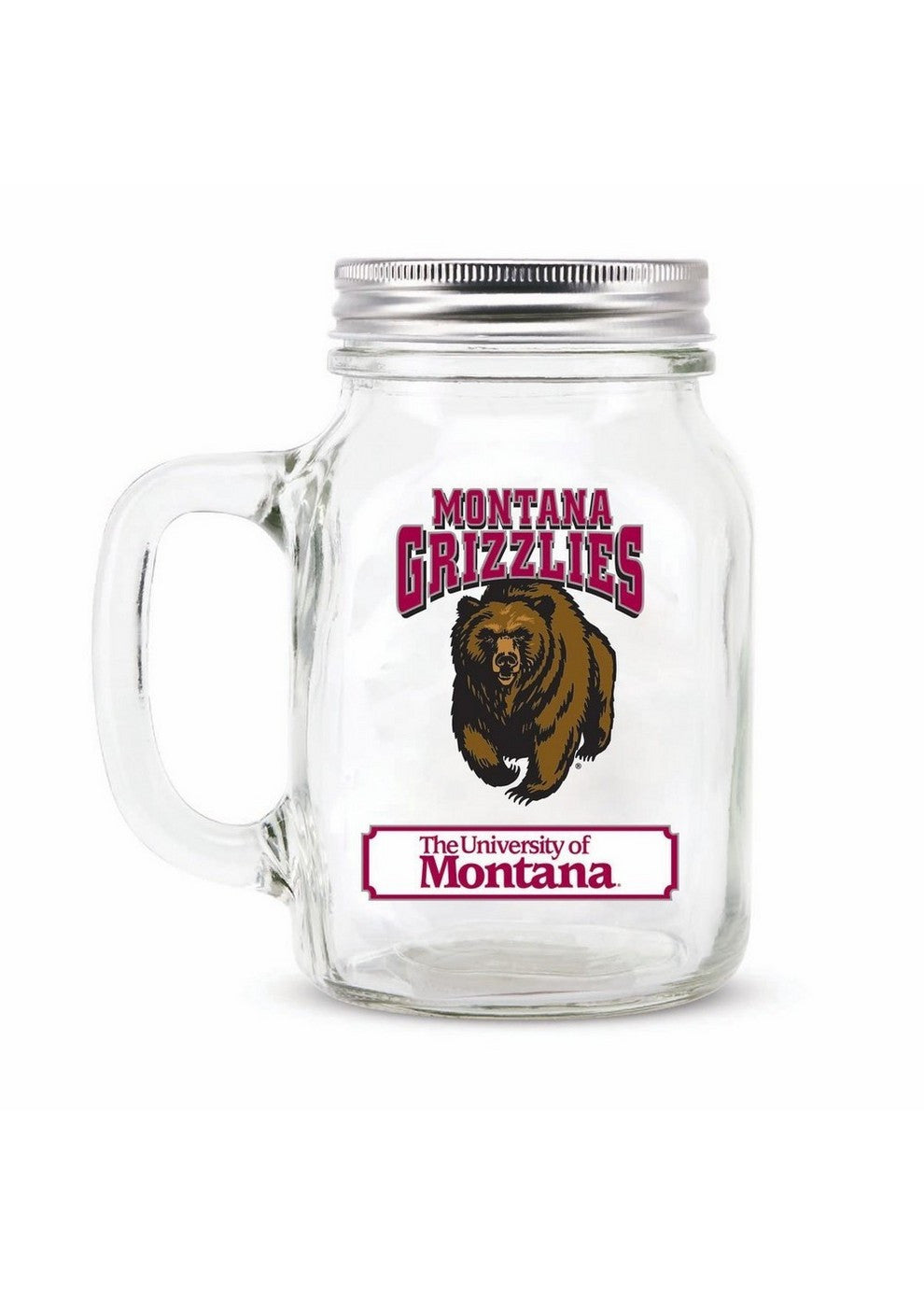 16Oz Mason Jar Univeristy of Montana