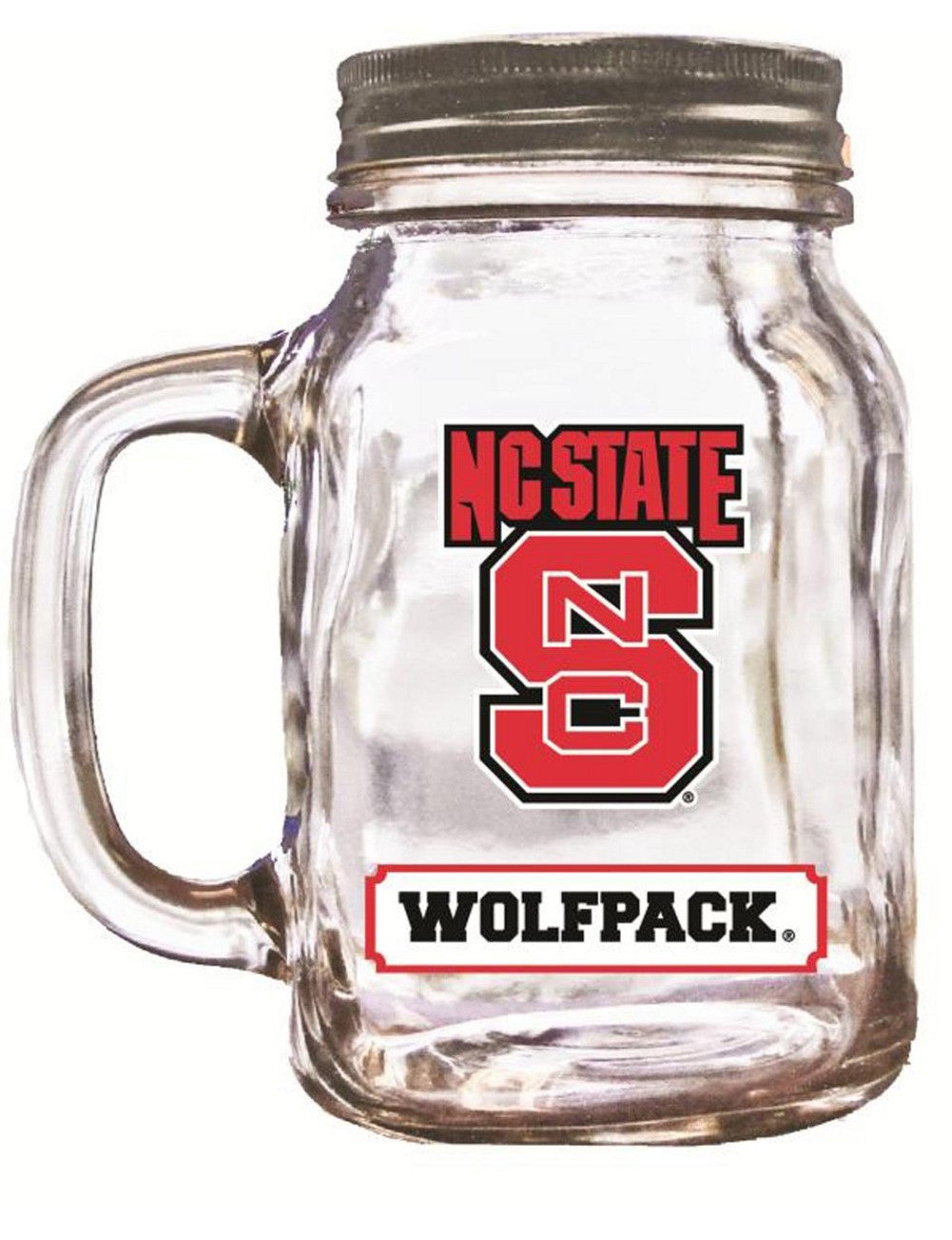 16Oz Mason Jar North Carolina State