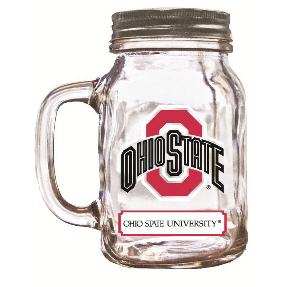 16Oz Mason Jar Ohio State