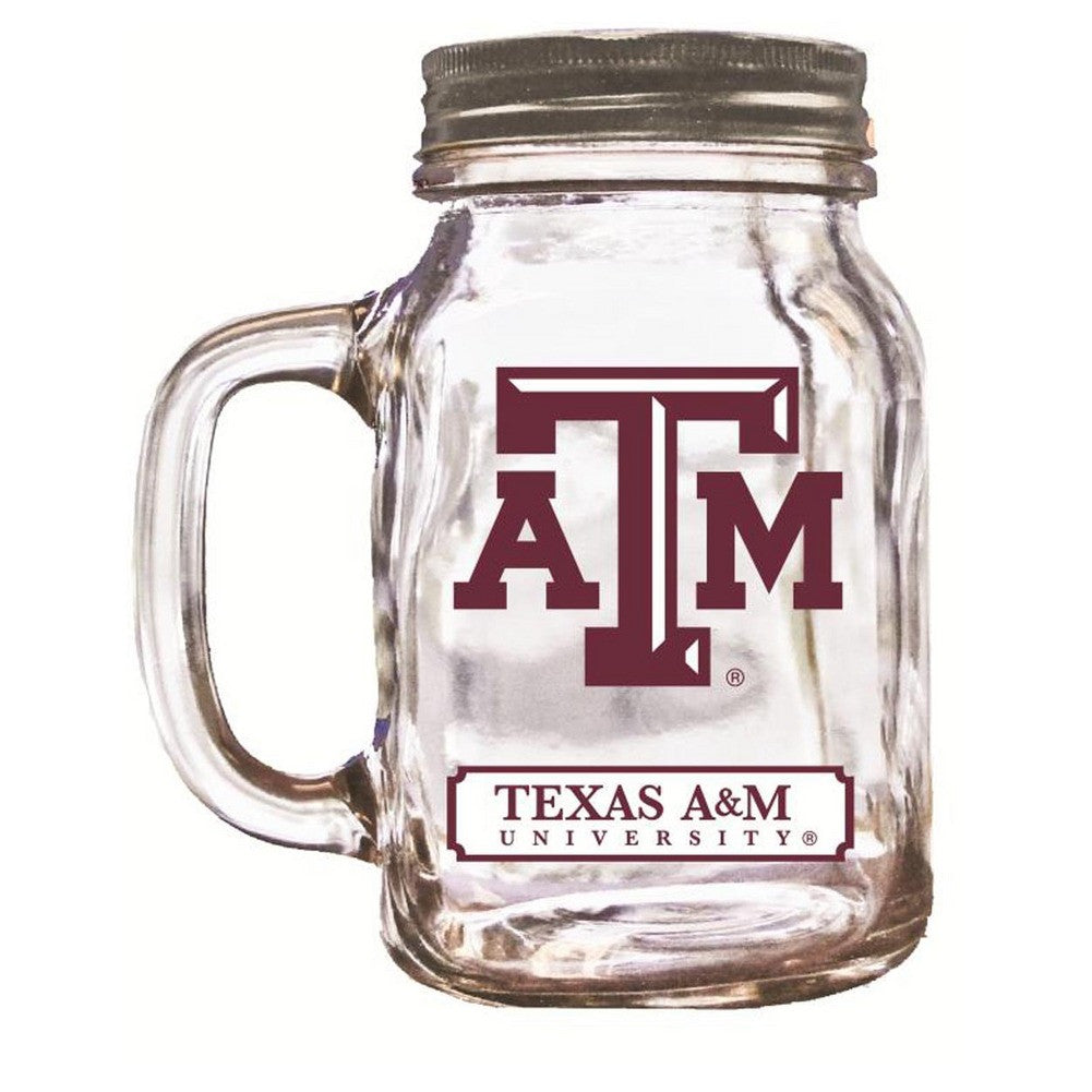 16Oz Mason Jar Texas AM