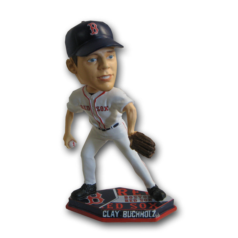 2011 Forever MLB Plate Base Bobblehead Boston Red Sox Clay Buchlz
