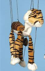 16" Tiger Marionette Small