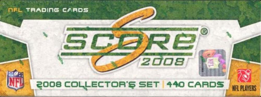 2008 Score Football Factory Set