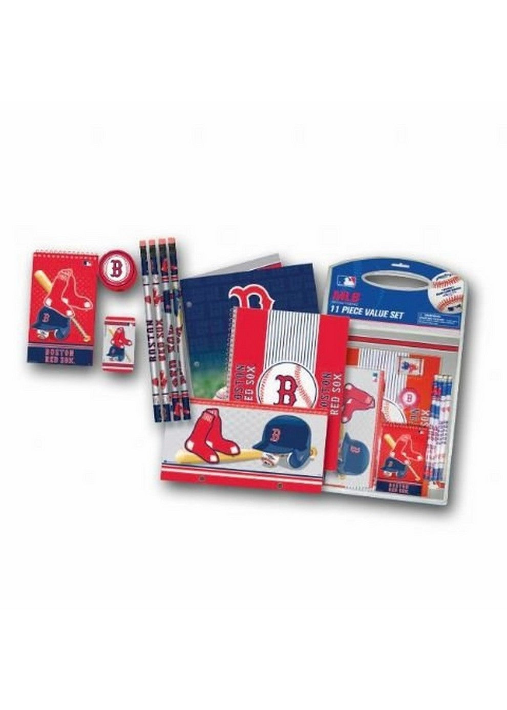 11 Piece Stationery Set Boston Red Sox