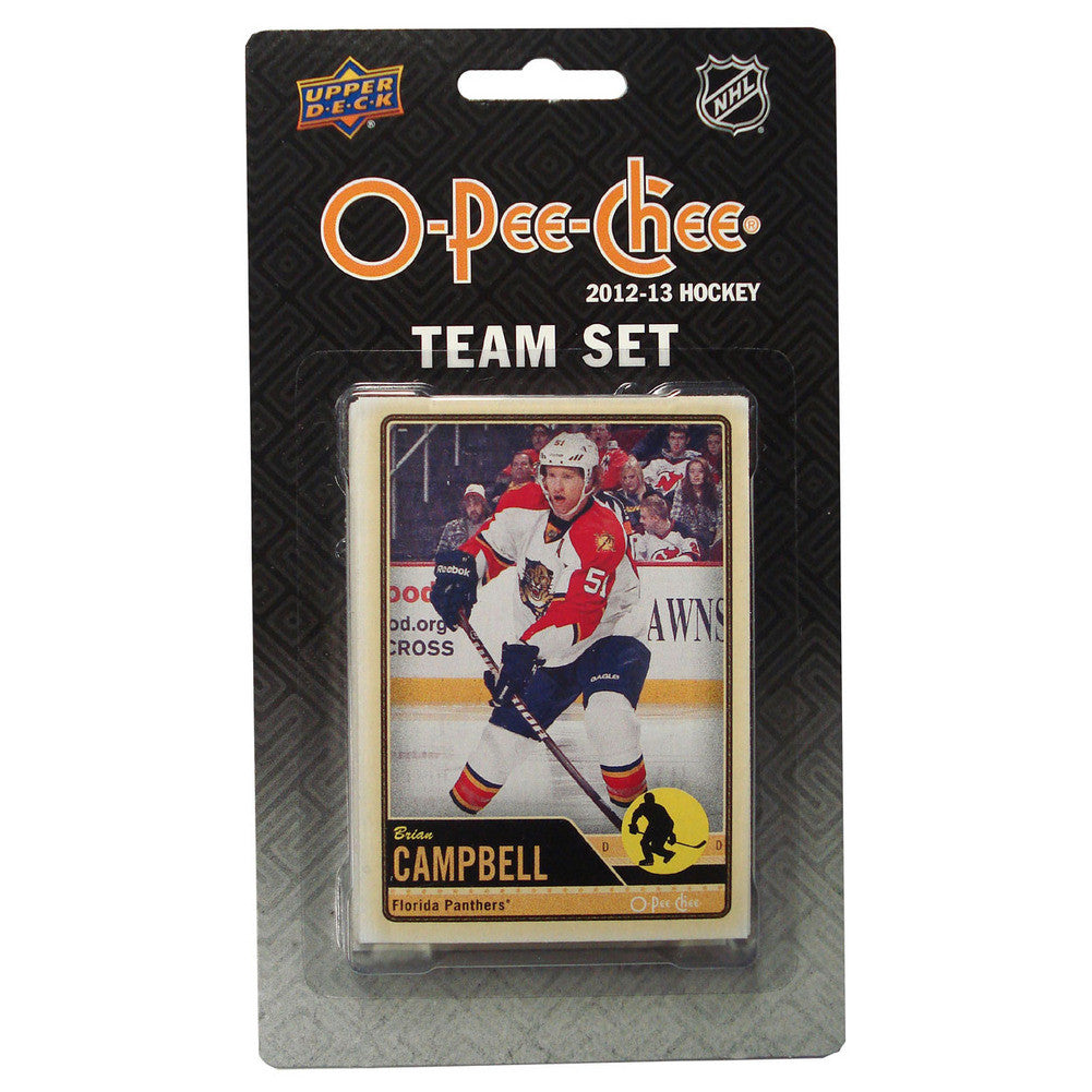201213 Upper Deck O Pee Chee Team Card Set 17 Cards Florida Panthers