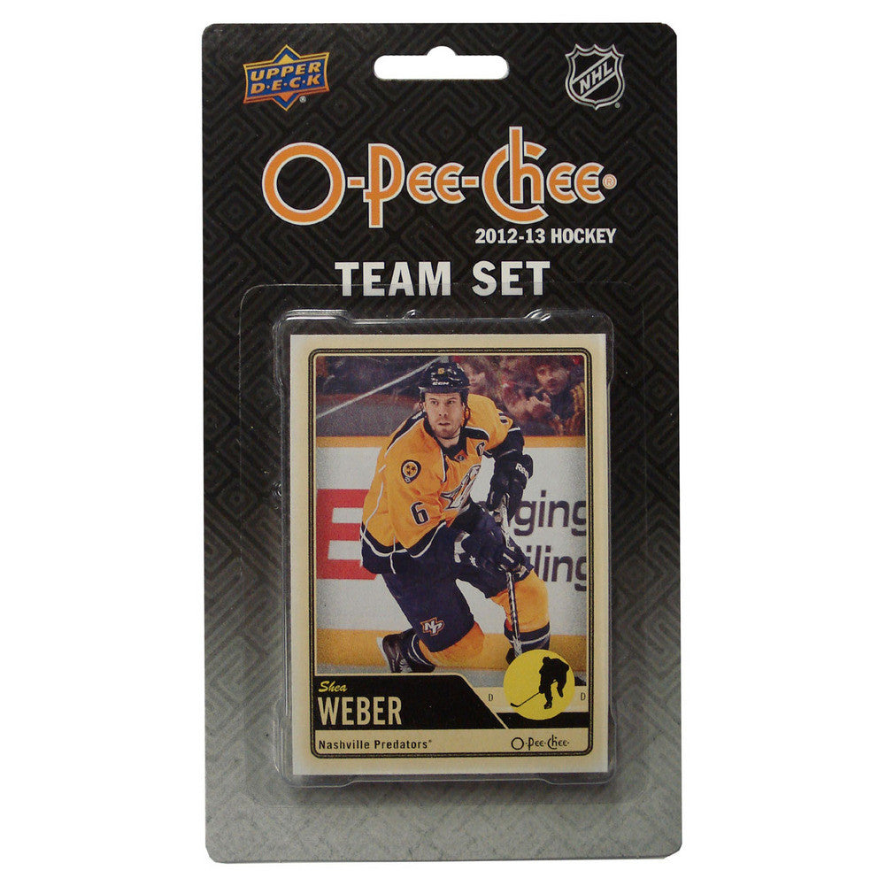 201213 Upper Deck O Pee Chee Team Card Set 17 Cards Nashville Predators