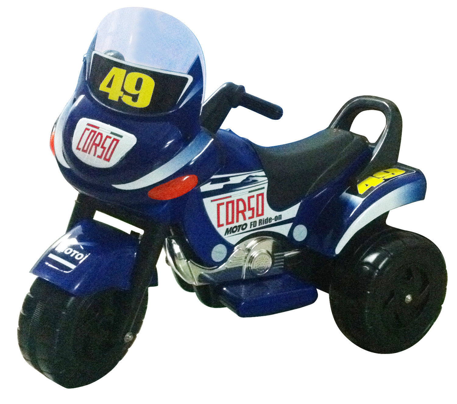 Mini Racer Battery Operated Kids Motorcycle (blue) - Default