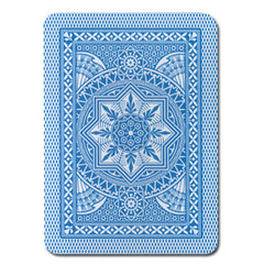 Brybelly GMOD-818 Modiano Cristallo Poker Size, 4 PIP Jumbo Light Blue