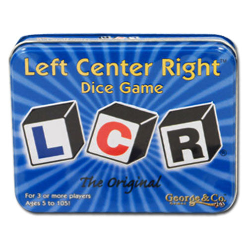 Kaplow Games Kap-01 Lcr, Left Center Right Dice Game, The Original