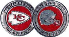 Brybelly NFL-1701 Challenge Coin Card Guard - Kansas City Chiefs