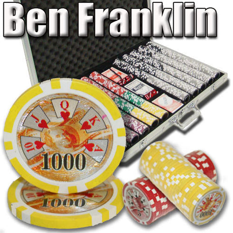 Brybelly PSC-0206C 1,000 Ct - Custom Breakout - Ben Franklin 14 G - Aluminum