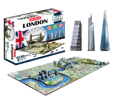 4d Cityscape Tcys-02 4d London Skyline Time Puzzle