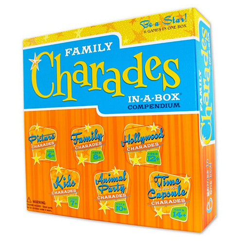 Outset Media Tout-02 Family Charades: In-a-box Compendium