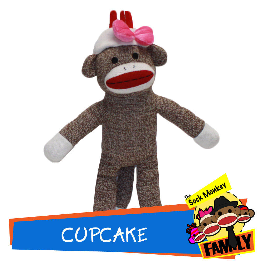 Sock Monkey Family Tsmf-102 Cupcake From The Sock Monkey Family