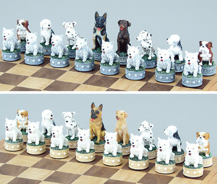 Fame 0033 Dogs Chess Set Pieces