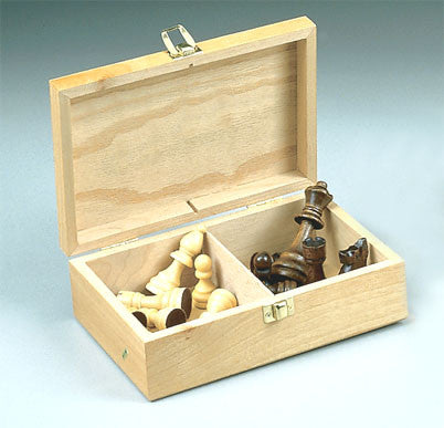 Fame 312a Wood Chessmen With Storage Box