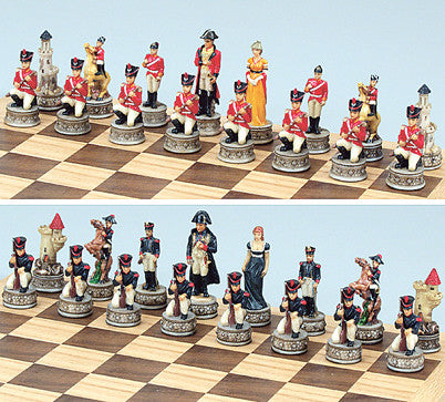 Fame 5044l Large Napoleon And Wellington Chess Set Pieces