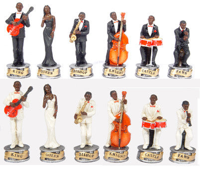 Fame 7064 Jazz Band Chess Pieces