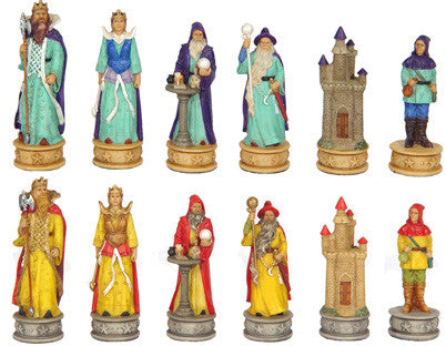 Fame 7386 Wizard Chess Pieces