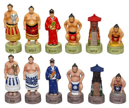 Fame 7482 Japanese Sumo Chessmen