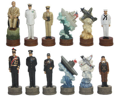 Fame 7457l Large Pearl Harbor Chessmen