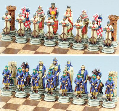 Fame 7611l Large Crusades Chess Set Pieces Iii