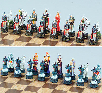Fame 7697 Norse Justice Vs Evil Chess Set Pieces